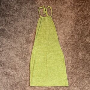 SHEIN Lime Green Mini Dress